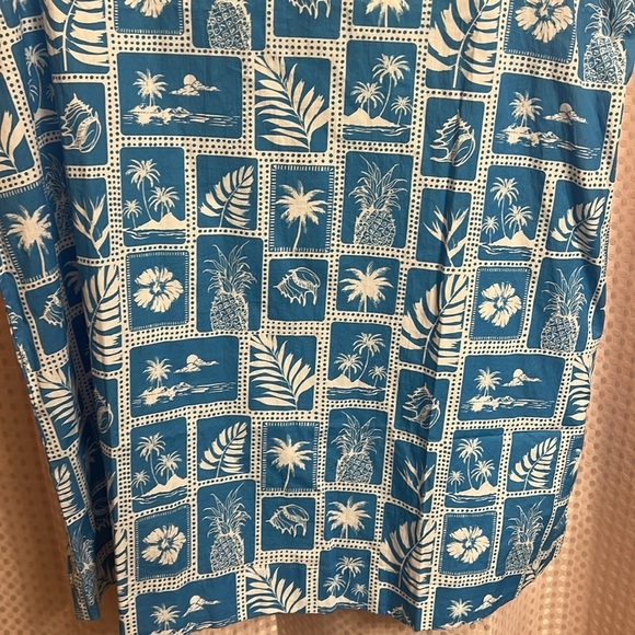 ELIZABETH JAMES ELLIE 
 Sleeveless Postcard Print Mini Cotton  Dress Sz XL - Picture 4 of 11